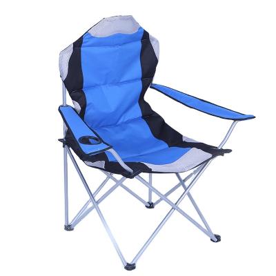 China Modern Outdoor Folding Fishing Chair Beach Chair Director's Chair Light And Easy Folding With Cup Holder for sale