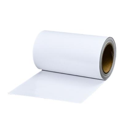 China Waterproof white silicone embossed release liner paper for protective film, body sticker, label for sale