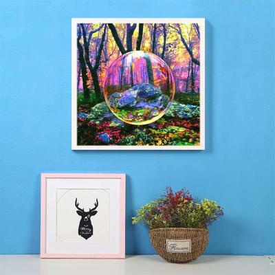 China Canvas CLASSIC Modern Diamond Painting 5D Landscape Stream Flower Park Full Drill Diamond Painting DIY Cross Stitch Kit for sale