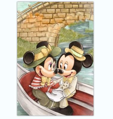 China New Diamond Painting Mickey Mouse Cartoon DIY Paintings Diamond Embroidery Canvas Wall Paintings Home Decor Classic/Postmodern Wall Art for sale