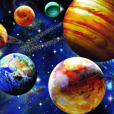 China New Classic/Postmodern 5D DIY Embroidery Diamond Universe Picture Planet Home Decor Painting Full Round Drill Earth Cross Stitch Wall Art Handmade Gift for sale