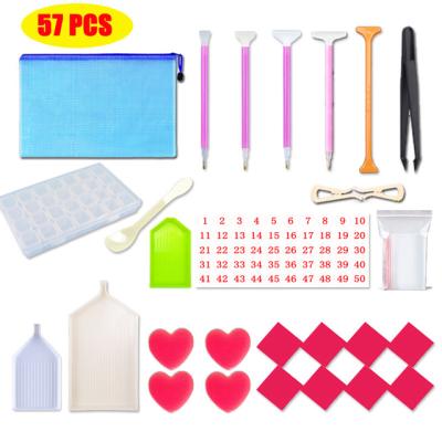 China Factory Wholesale New Classic/Postmodern Diy Tool Kits Set Accessories for Diamond Painting Sparkle Angled Tip Diamond Painting Pen for sale