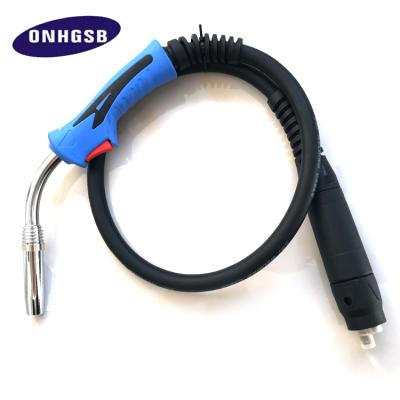 China Industry Factory Supply MIG Binzel Type MB 36 KD Copper MIG Torch With Euro Connector for sale