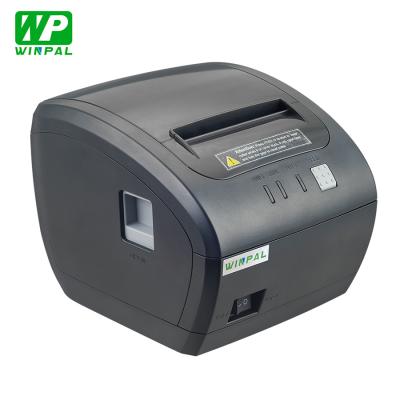 China Winpal POS Printer WP260W USB/LAN/Serial 260mm/s 80mm Black Thermal Receipt Printers With Auto Cutter for sale