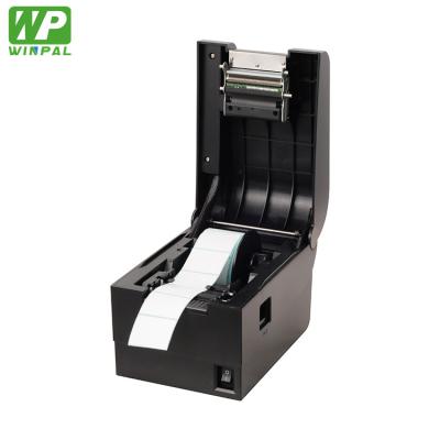 China WINPAL Black WP58 2 inch Thermal Label Barcode Printer and Mini Receipt Printer Combo Interfaces 58mm Sticker for sale