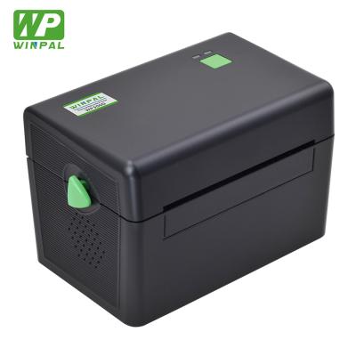 China WP300D Black Winpal 4 Inch Barcode Printer Thermal Label Printer 4x6 A6 Packing Slip Printer for sale