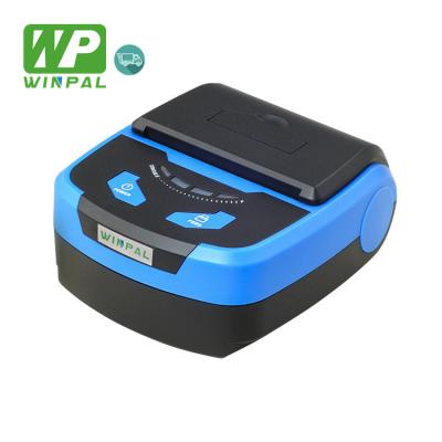 China Mini black thermal mobile printer with big battery for sale