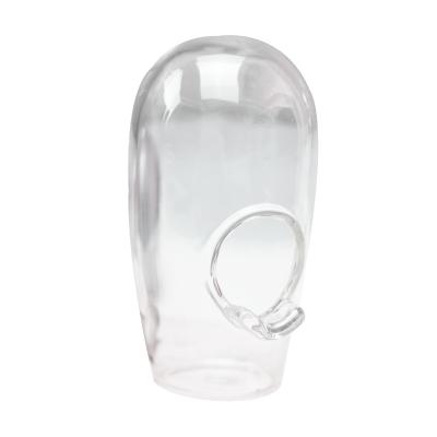 China Multi functional creative simple transparent personalized glass ashtray for sale