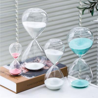 China China high quality modern style hourglass sand glass timer 15 minutes 30 minutes 60 minutes hourglass set can be customized wholesale for sale