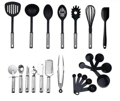 China 24 Pieces Sustainable In 1 Set Silicone Kitchen Accessories Cooking Tools Kitchenware Silicone Kitchen Utensils for sale