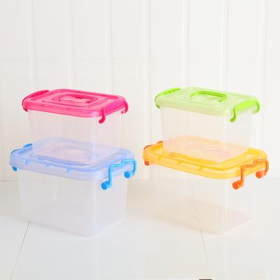 China High-permeability Portable Plastic Cat Food Storage Box Kitchen Tableware Storage Box Multi-function Plastic Snacks Storage Box for sale