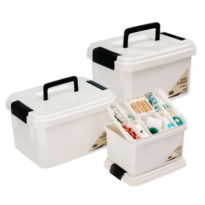 China Thick and Durable Plastic Medicine Cabinet Household First Aid Medicine Box Children Medicine Storage Box for sale