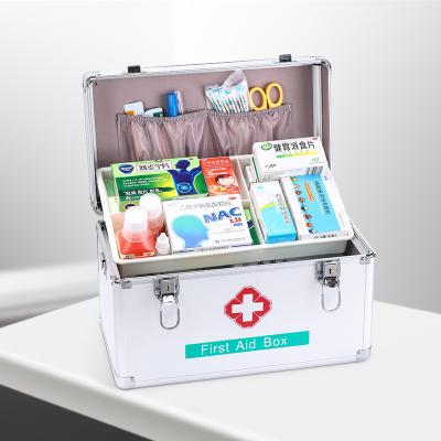 China Enterprise thick and durable medicine box aluminum alloy medicine box universal household medicine box for sale