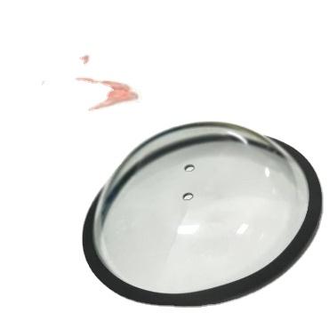 China Sustainable microwave safeuse tempered glass jar lid with silicon ring for cookware for sale