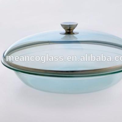 China Sustainable China Factory Float Tempered Glass Cookware Lid for sale