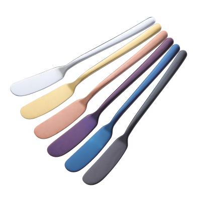 China Sustainable 304 Stainless Steel Cutlery Butter Butter Knife Thickened for sale