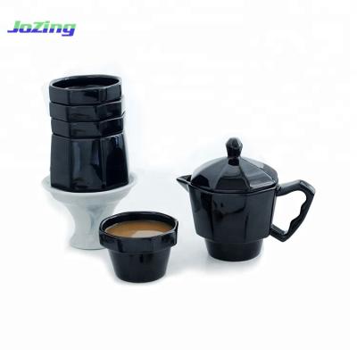 China Viable European style coffee pot and ceramic coffee mug for sale