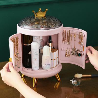 China Europe Hot Selling Plastic Makeup Storage Box Brush Lipstick Mask Acrylic Storage Beauty Cosmetic Box For Jewelry Makeup Organizer for sale