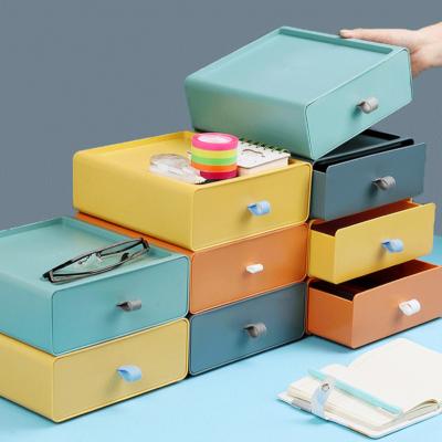 China Durable Desk Accessories Plastic Cable Protection Storage Organizer Boxes Phone Stationery Keeper Table Desk Clean Drawer for sale