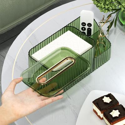 China New Design Tissue Box Creative Transparent Living Room Storage Home Office Paper Stored Paper Box For Our Daily Life for sale