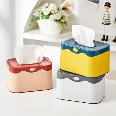 China Modern Most Popular Hot Wind Plastic Office Toilet Storage Salon Statistical Office Toilet Paper Box Selling Toilet Paper Pumping Household for sale