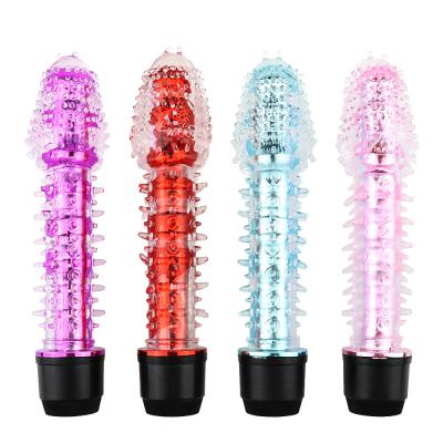 China BDSM Toys Crystal Barbed Single Vibrator for Female Masturbation Dildos for sale