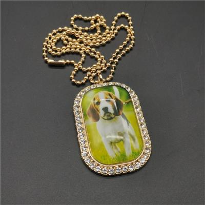 China 2021 Hot Sale Hiphop Mom Necklace Sublimation Necklace Custom Picture Pendant Necklace Pendant for sale