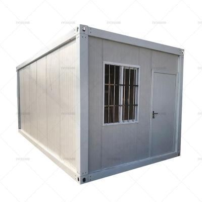 China portable office cheap lightweight cabin Heat-insulated steel frame flat pack prefab modular house for sale