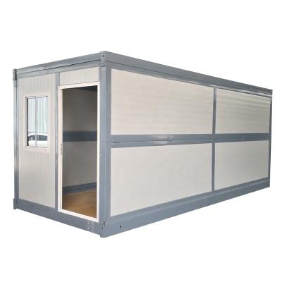 China Living Cabin Low Cost Quick Assemble Modular Cabin 20FT Prefab Foldable Container House for sale