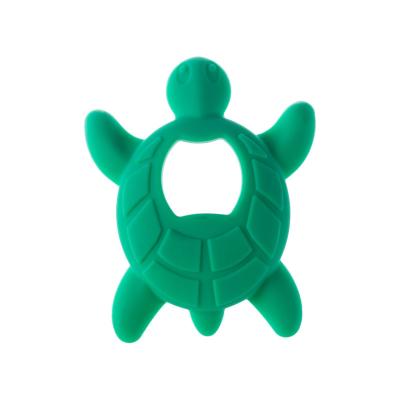 China 100%food grade sensory gift silicone turtle animal safe baby Teether Baby Teethers Silicone Chew Toy Fruit Carton Set Box for sale