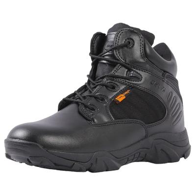 China Anti-Slippery Black Anti Slip Outdoor Hunting Tactical Waterproof tactical shoes for men desert boots for sale