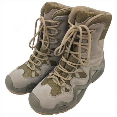 China Waterproof Custom Wholesale Leather Oxford Safety Waterproof Outdoor Training Boots Brown Combat Boots For Men for sale