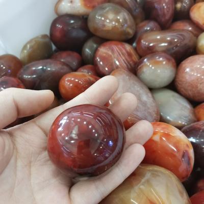 China Europe Hot Sale Can Be Wholesale Customized Sizes Healing Crystal Natural Carnelian Quartz Red Palmstone As Gift For Decoration for sale