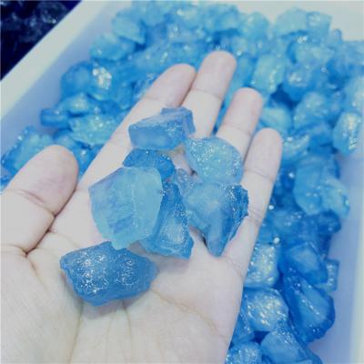 China High Quality Resin Coating Natural Blue Green Gemstone Reiki Healing Rough Crystals From Europe For DIY Jewelry Making for sale