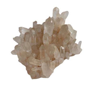 China 2020 New Arrivals Europe 100% Wholesale Quartz Crystal Natural Pink Crystal Cluster Healing Gemstone For Decor for sale