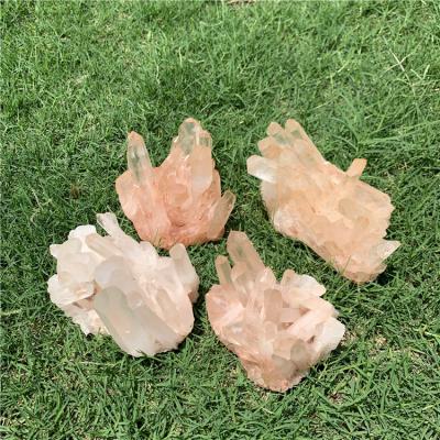 China Hot Selling Europe Crystals Crystals Quartz Gemstone Group Natural Clear Rough Reiki Flower Healing Mineral Specimen For Home Decoration for sale