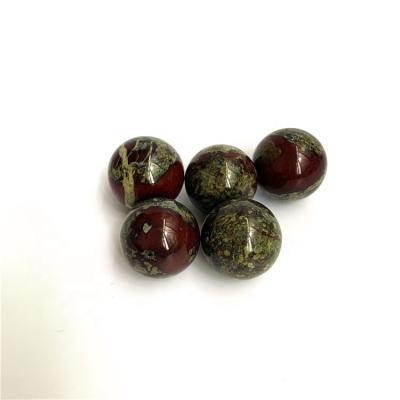 China Europe Wholesale 25-30mm Energy Rock Sphere Dragon Blood Ball Reiki Healing Crystals Natural Stone Globe For Sale for sale