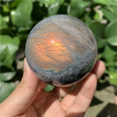 China Europe wholesale price 50-60mm labradorite globe rock stone sphere moonstone natural reiki healing ball for home decoration for sale