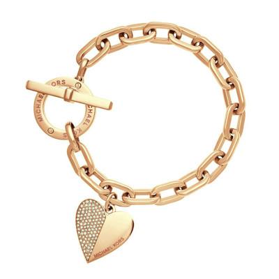 China FASHIONABLE American Europe Style Jewelry Charm Gold Chain Bracelet Love Heart Lock Bracelet for sale