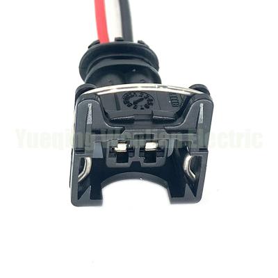 China 2 Pin 282189-1 282762-1 0-282762-1 Female Black Car Power Timer Wire Connector for sale