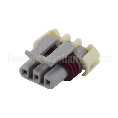 China Grey 121209946 3 Pin Automotive Connector Waterproof Free Sample for sale