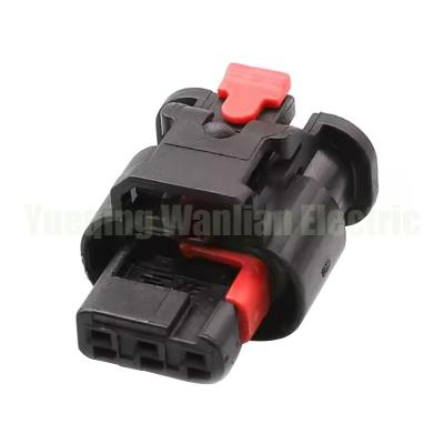 China 1488991-5 3 Pin Automotive Reversing Radar Connector Parking Sensor Plug for sale