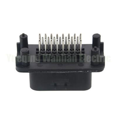 China 23 Pin 776228-1 776200-1 ECU Controller Mount Housing Plug Header Vertical Male Connector for sale