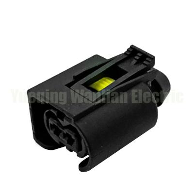 China Black 2 Pin 09441261 Diesel Injector Connector Harness Damper Plug Waterproof Auto Connector for sale