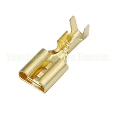 China DJ622-D6.3B Quick Splice 6.3mm Vrouwelijke Draad Spade Connector 6.3 Draad Crimp Terminal Te koop