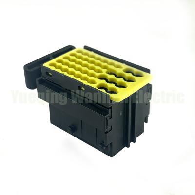 China 42 Pin 936421-2 Electrical Automobile ECU Connector Black Female Waterproof Sealed Plug Sockets for sale