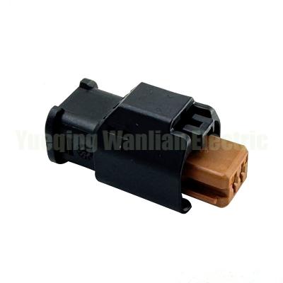 China 2 Pin 1801175-6 AC Assembly Automobile Headlight Sensor Wiring Socket for Car Waterproof Connector ﻿ for sale