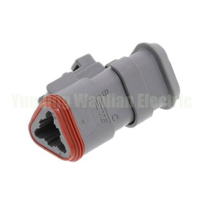 China 3 Pins DT06-3S-CE04 Automotive Connector Flat Tail Cover Waterproof Plug-In Wiring Harness Connector WL3032T3-1.6-21 for sale