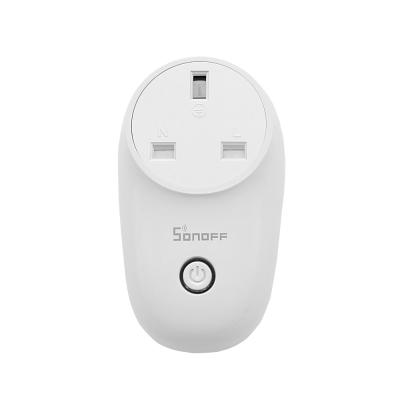 China UK Plug SONOFF S26 UK Socket Outlet SONOFF S26 UK Smart Home Wall Wifi Smart Home Socket Power Switch UK APP Timing Status Timer Remote Control Socket Wireless Work With Alexa Google for sale