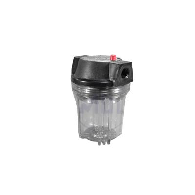 China Space Saving S501SC Taiwan Clear 5 Inch Water Filter Housing for sale